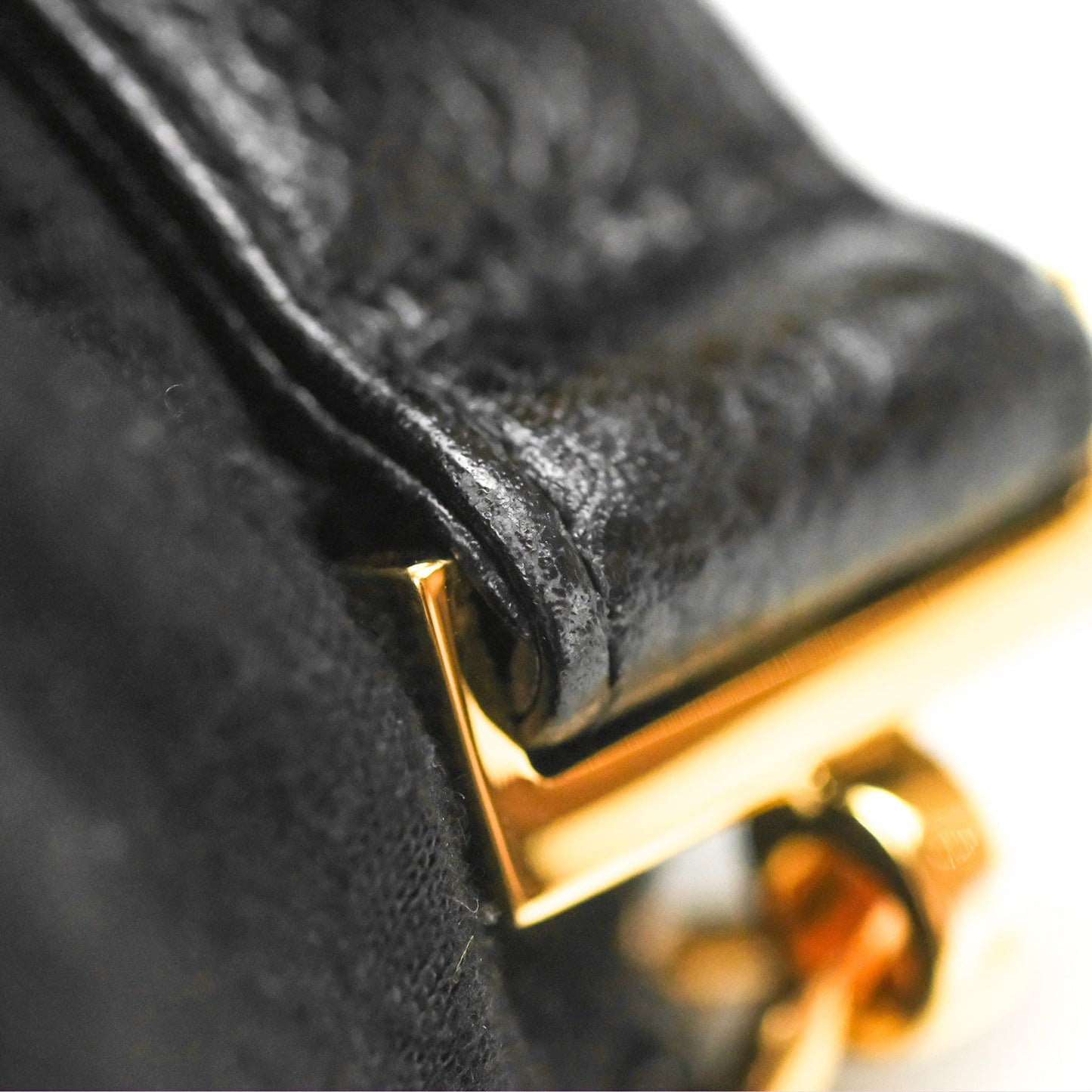 Chanel Vintage Large CC backpack Black Caviar 24K Gold Hardware