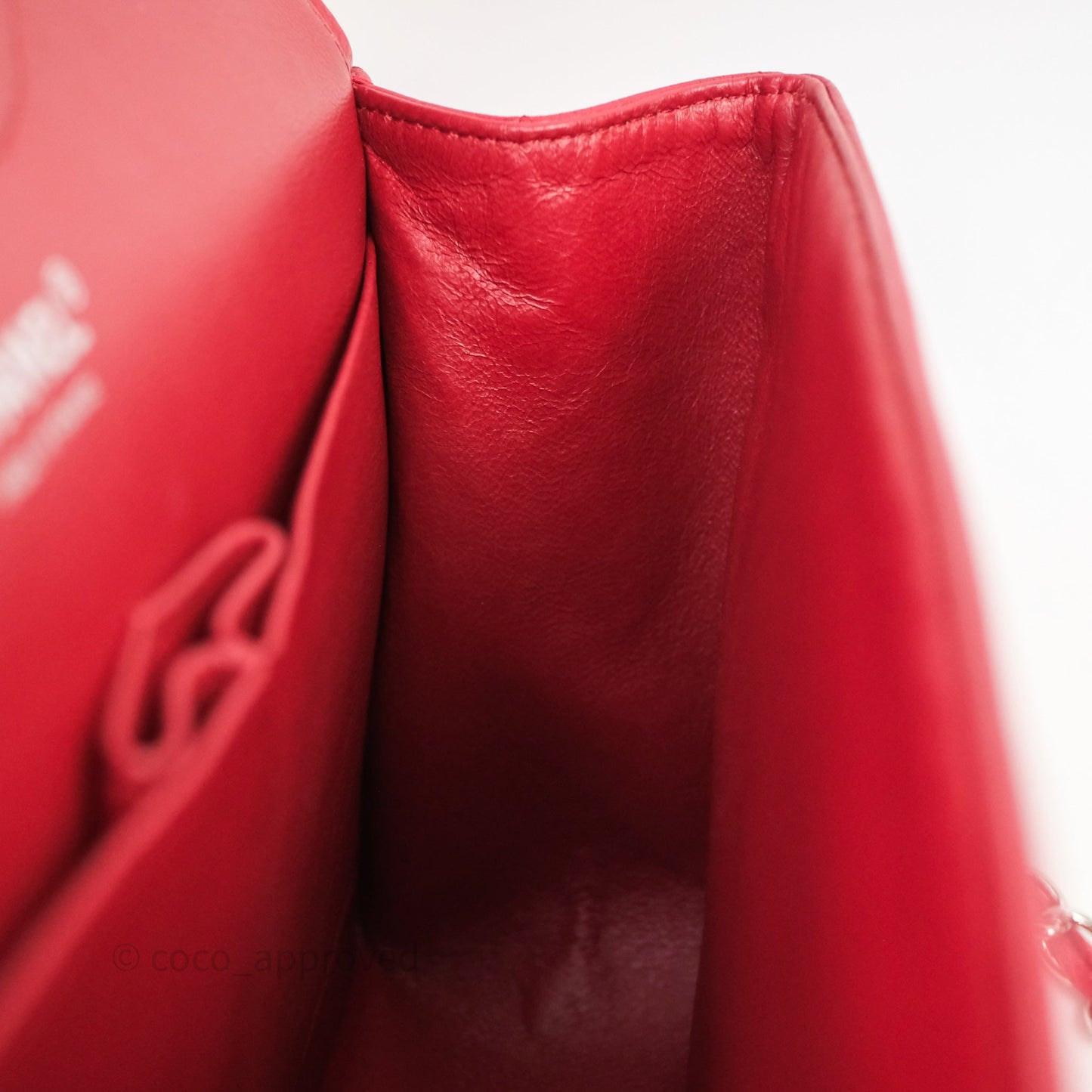 Chanel Jumbo Double Flap Red Caviar Silver Hardware⁣⁣