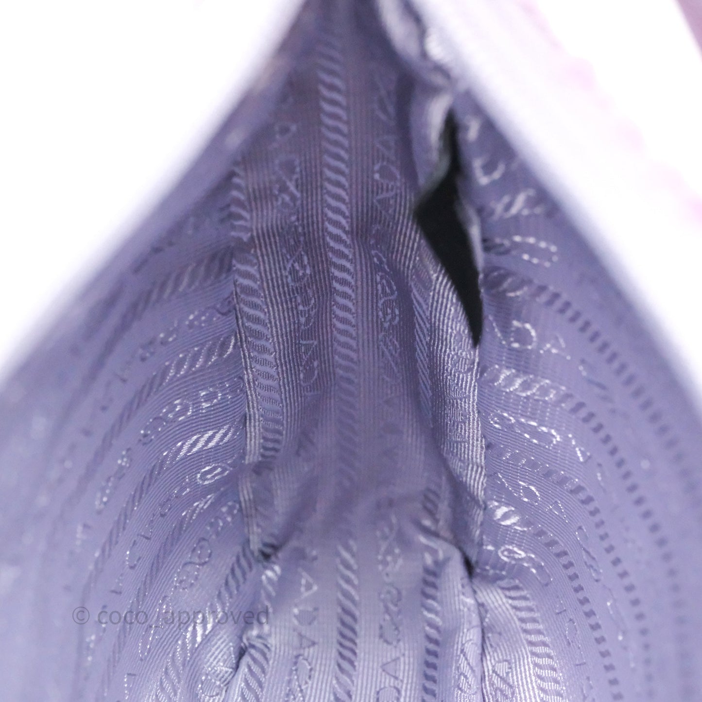 Prada Re-Edition 2000 Nylon Mini Hobo Bag Purple Sequin
