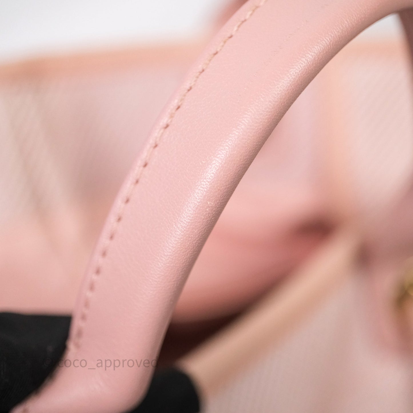 Chanel Large Deauville Tote Pink Canvas Gold Hardware