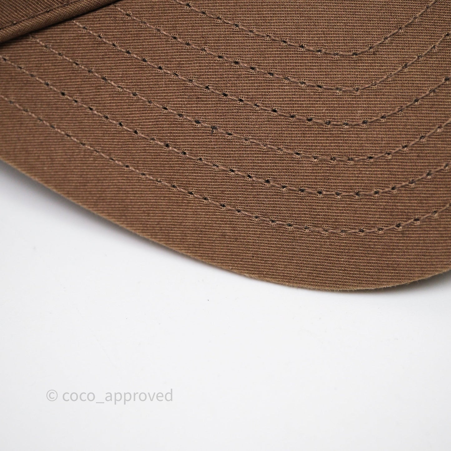 Celine Casquette Baseball Triomphe Cap Brown Size M