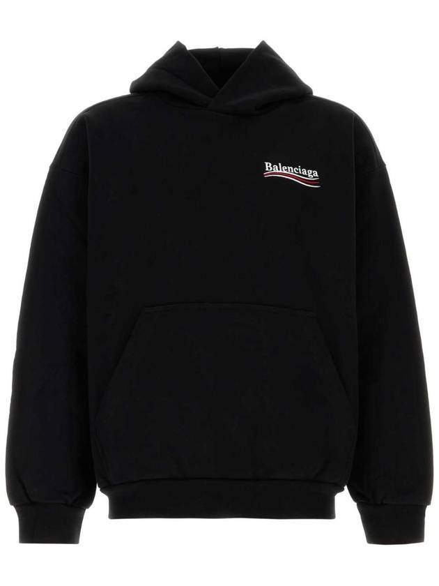 Luxury Balenciaga Political Campaign Hoodie Black