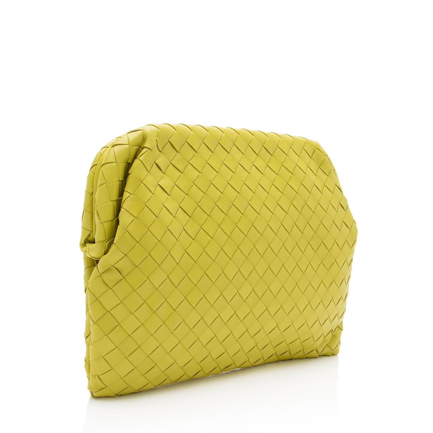 Luxury Bottega Veneta Intrecciato Nappa Clasp Document Case