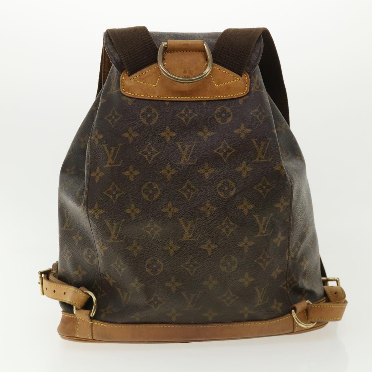 LOUIS VUITTON Monogram Montsouris GM Backpack M51135 LV 33000