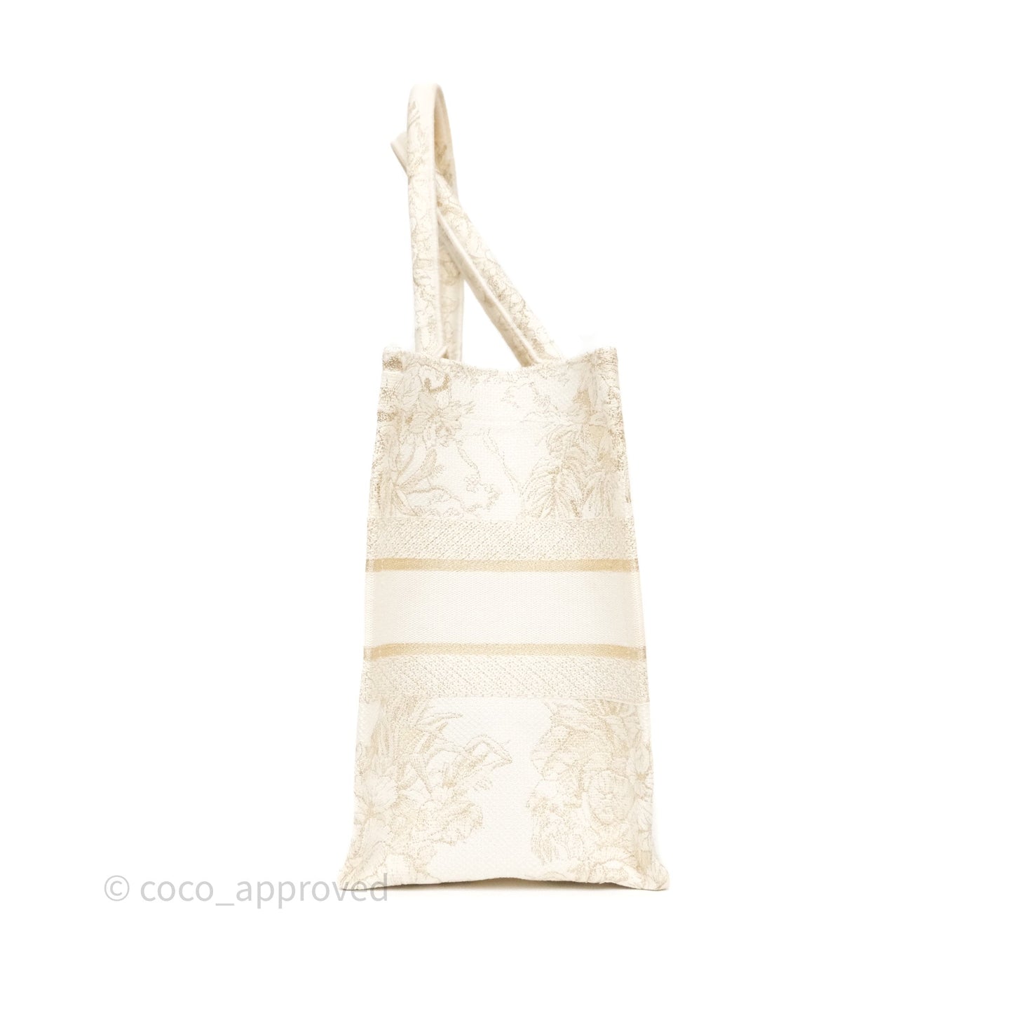 Dior Medium Book Tote Dior Rêve d'Infini Embroidery with Gold-Tone Metallic Thread