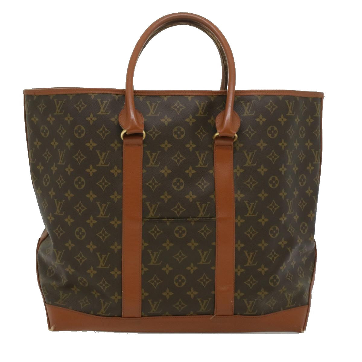 LOUIS VUITTON Monogram Sac Weekend GM Tote Bag M42420 LV 33027