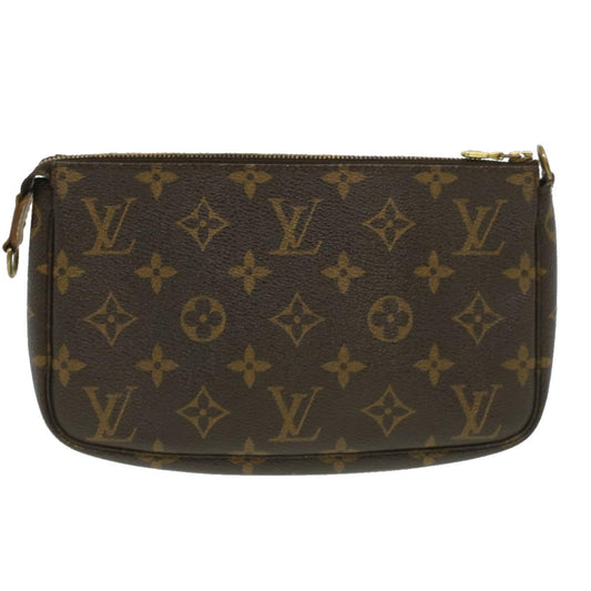LOUIS VUITTON Monogram Pochette Accessoires Pouch M51980 LV 33045