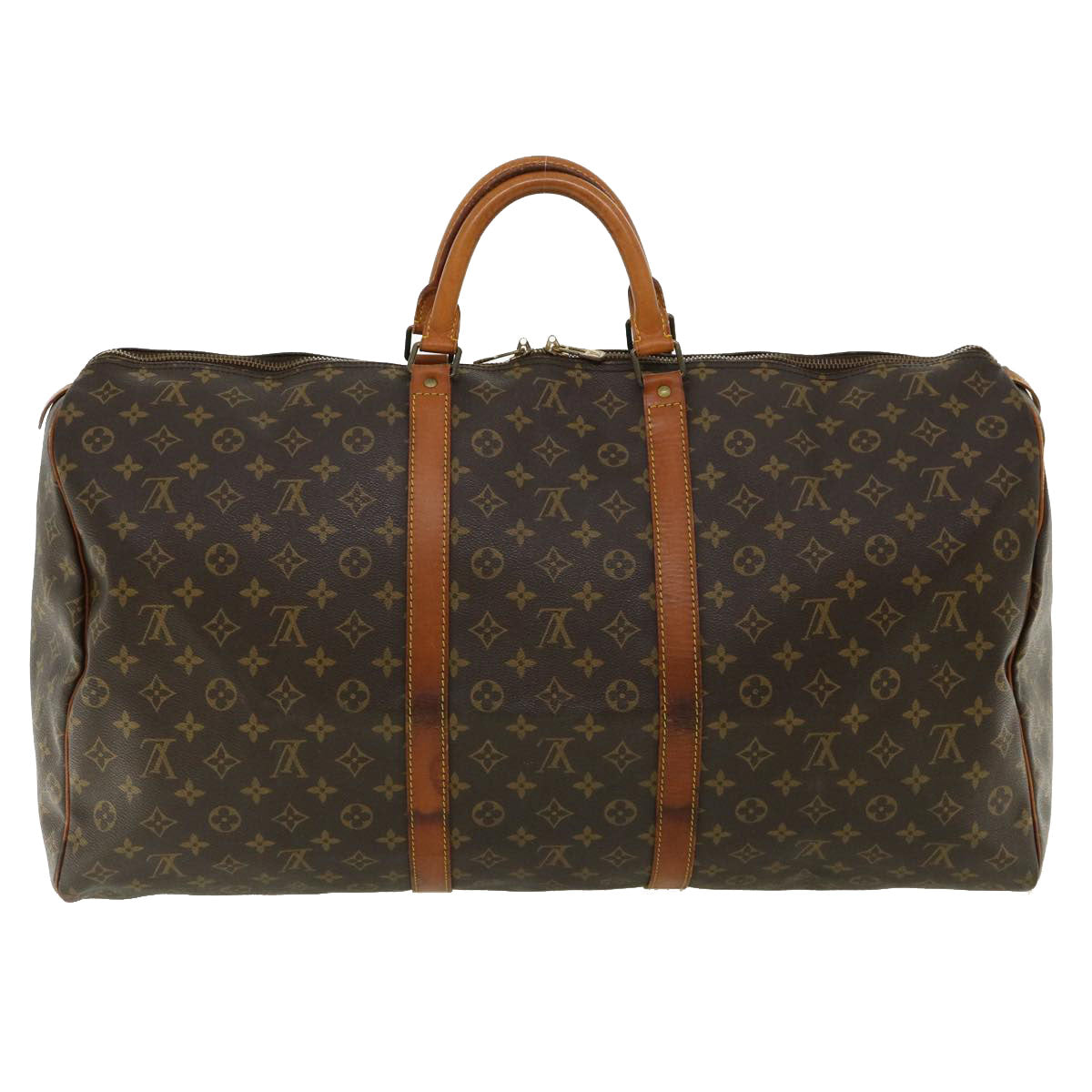 LOUIS VUITTON Monogram Keepall 60 Boston Bag M41422 LV 33070