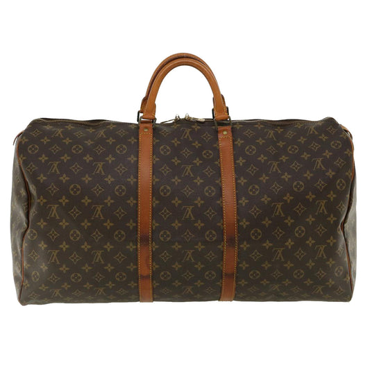 LOUIS VUITTON Monogram Keepall 60 Boston Bag M41422 LV 33070