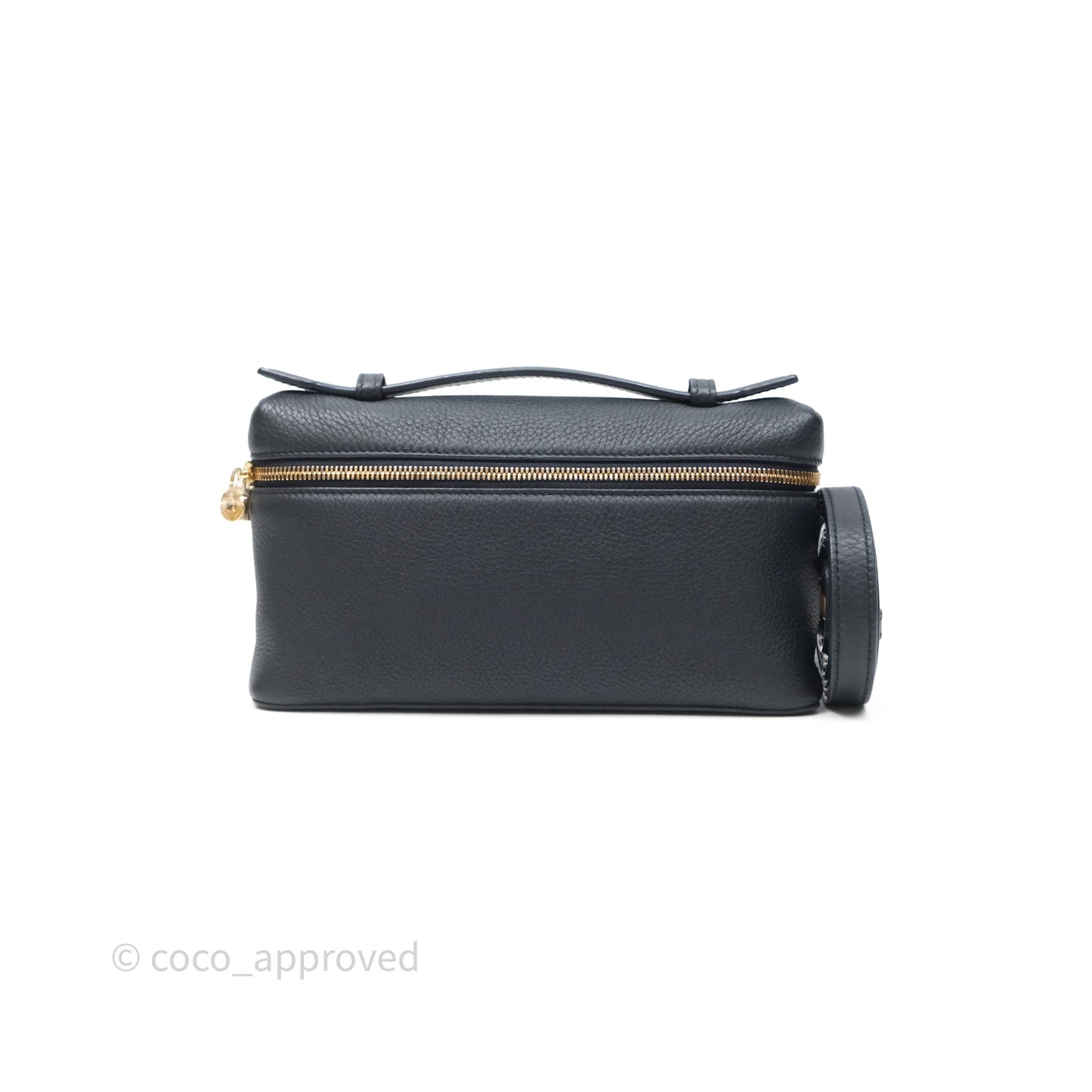 Loro Piana Extra Pocket L19 Navy Grained Calfskin