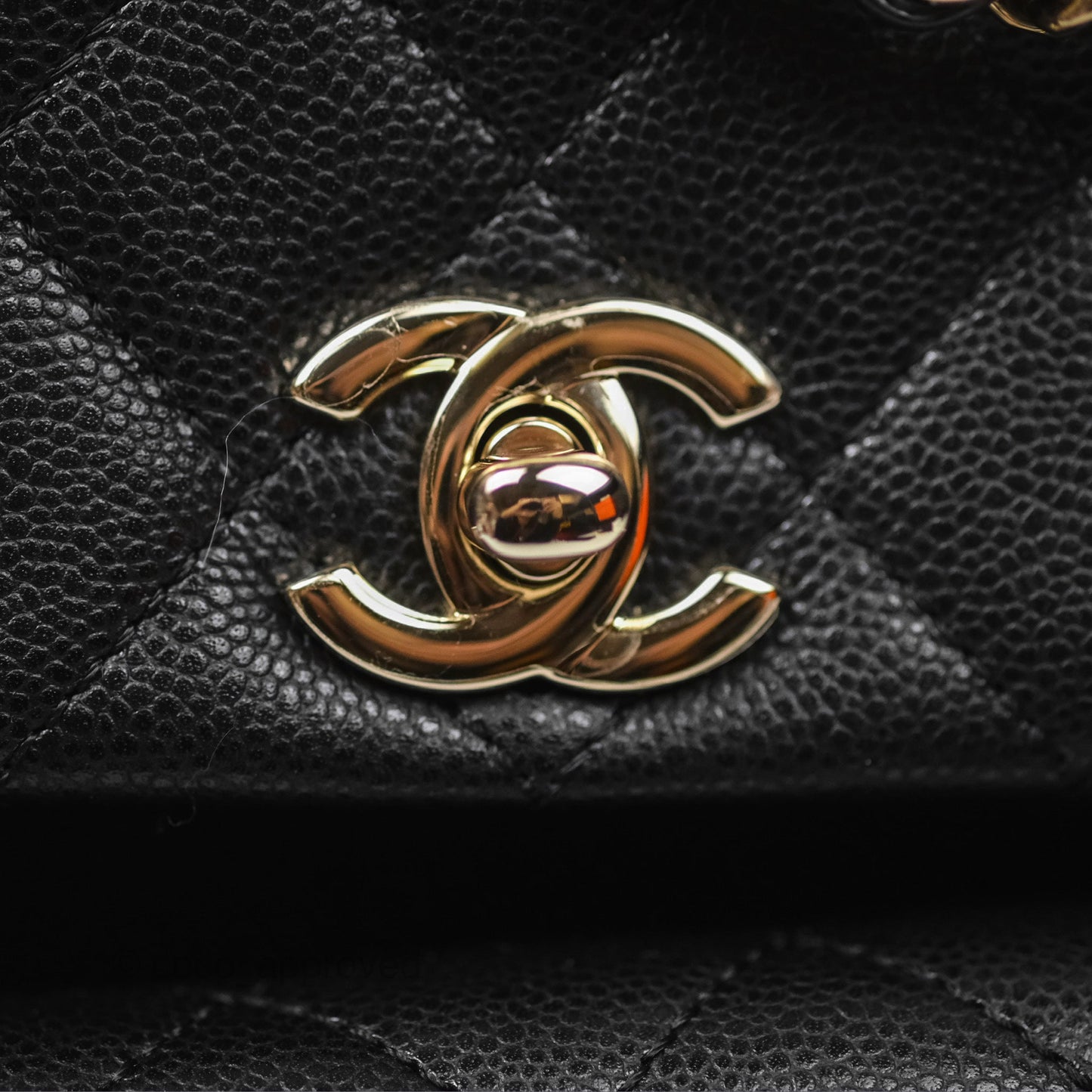 Chanel Small Duma Backpack Caviar Black Gold Hardware 23K