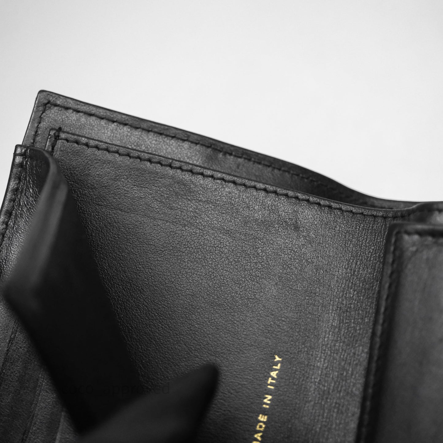 Chanel Small Boy Flap Wallet Black Caviar Gold Hardware