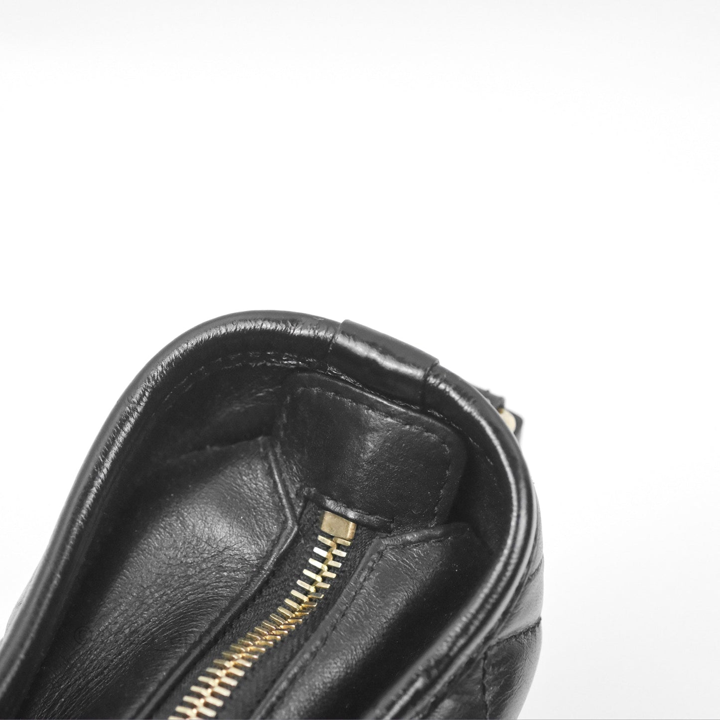 Chanel Small Gabrielle Hobo Quilted Black Aged Calfskin