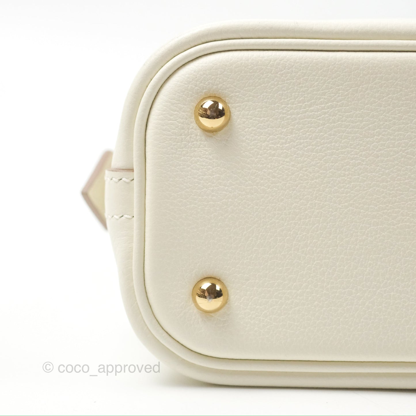 Hermès Bolide 1923 25 Mushroom 0T/Biscuit 48 Evercolor Gold Hardware