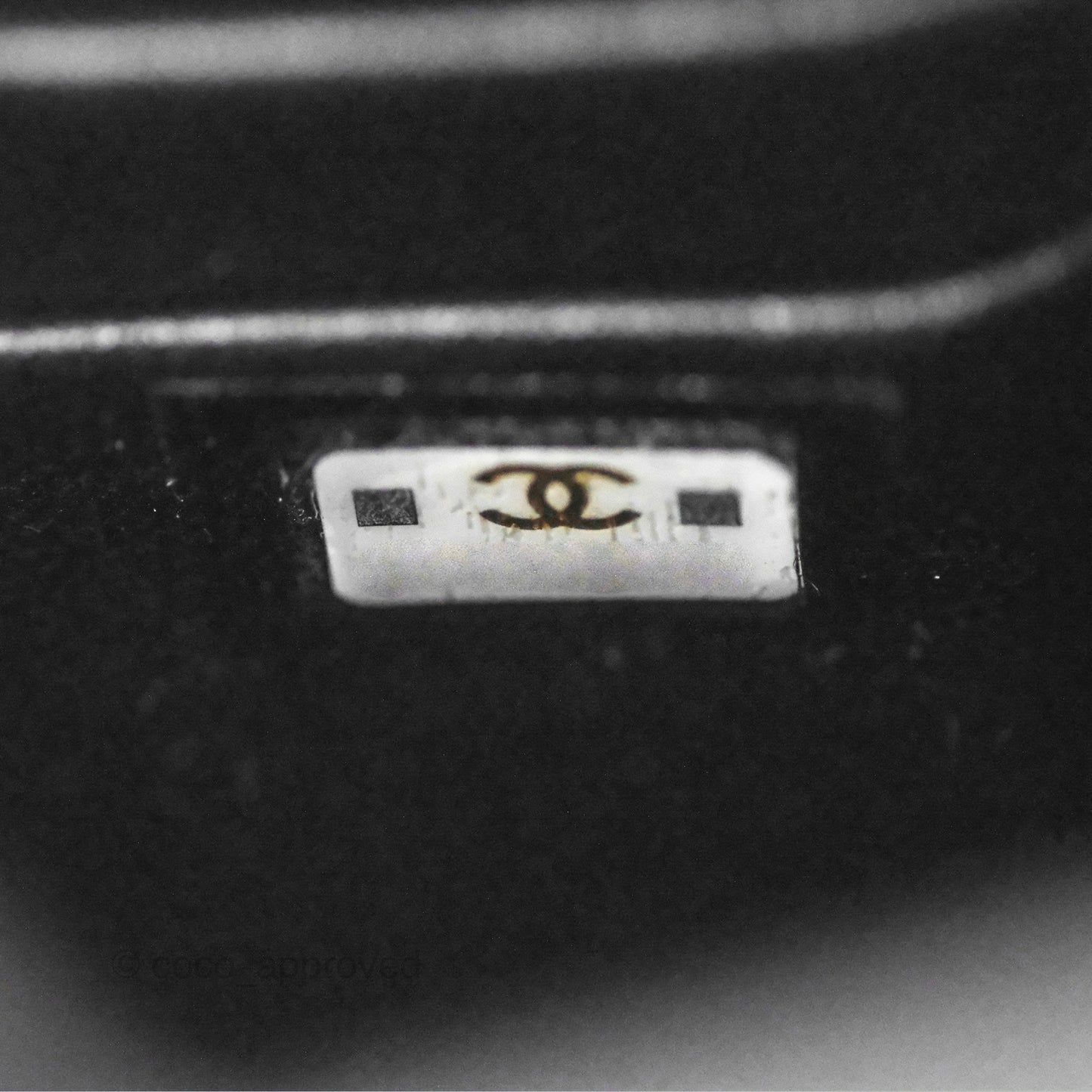 Chanel Mini Handle Clutch With Chain Black Lambskin Gold Hardware
