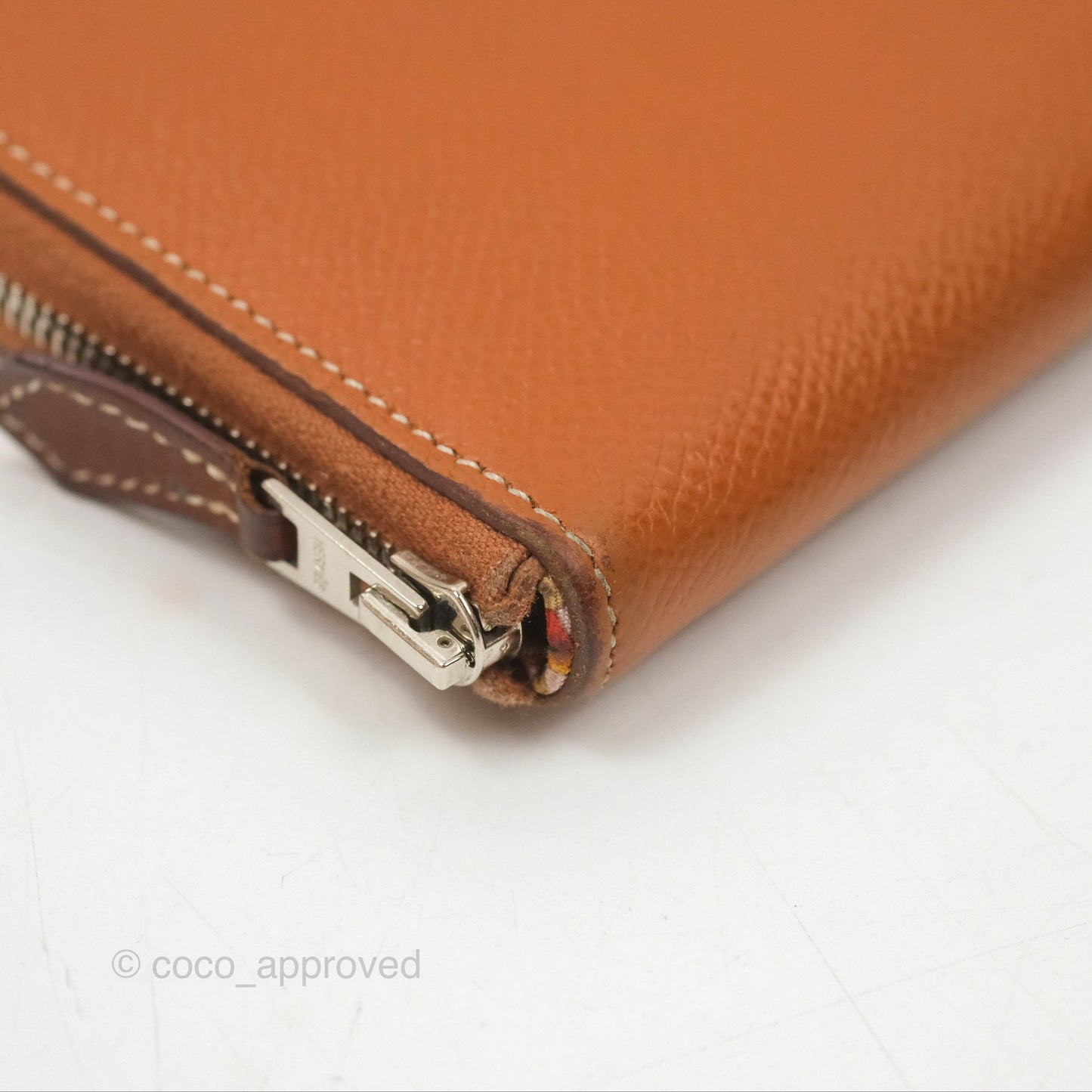 Hermès Silk In Classique Long Wallet Gold Epsom