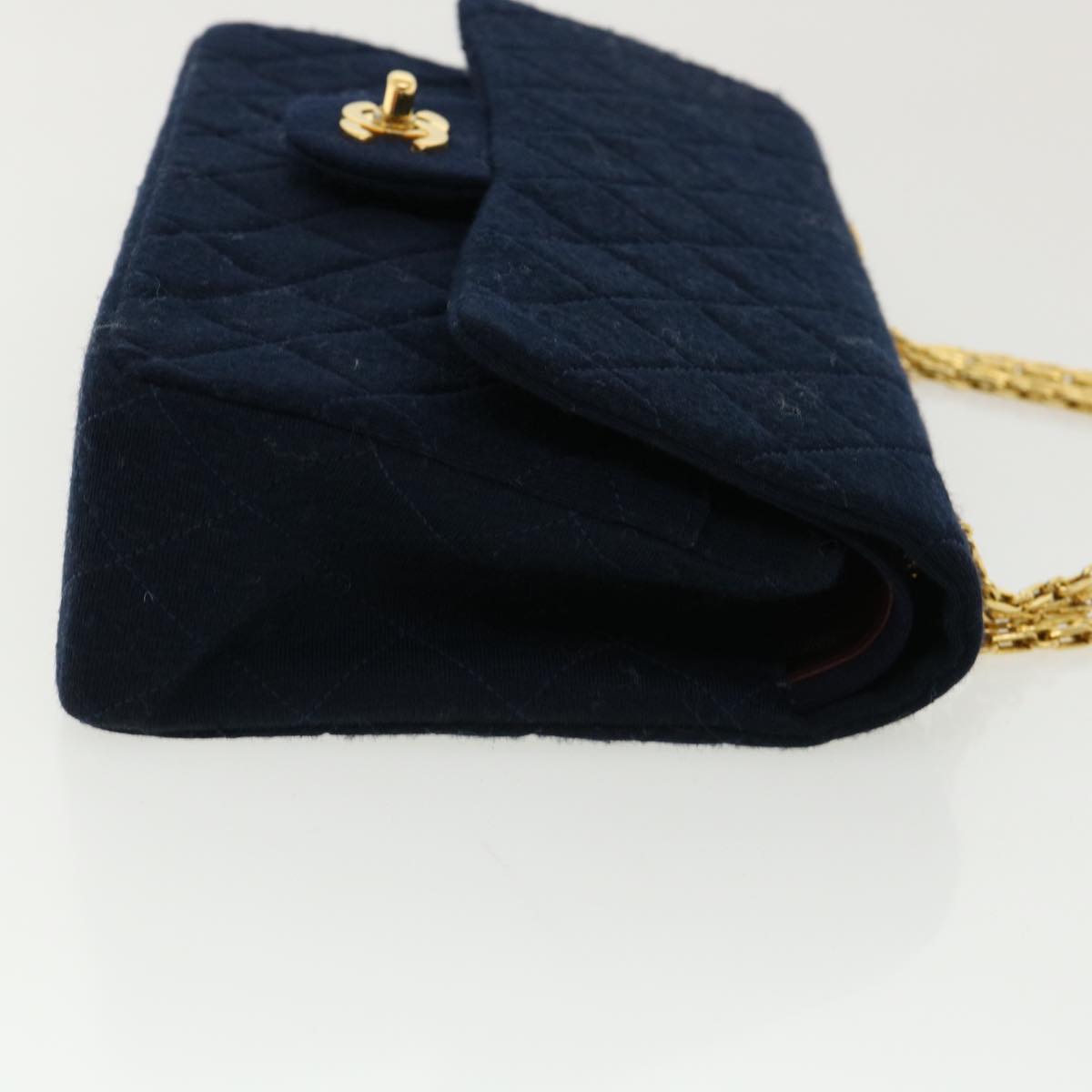 Luxury Chanel Matelasse 25 Shoulder Bag cotton Black CC  33162