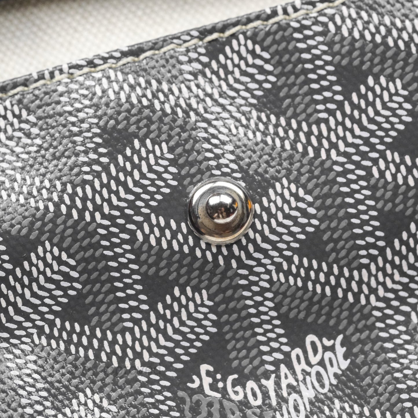 Goyard Anjou Mini Bag Goyardine Canvas Grey