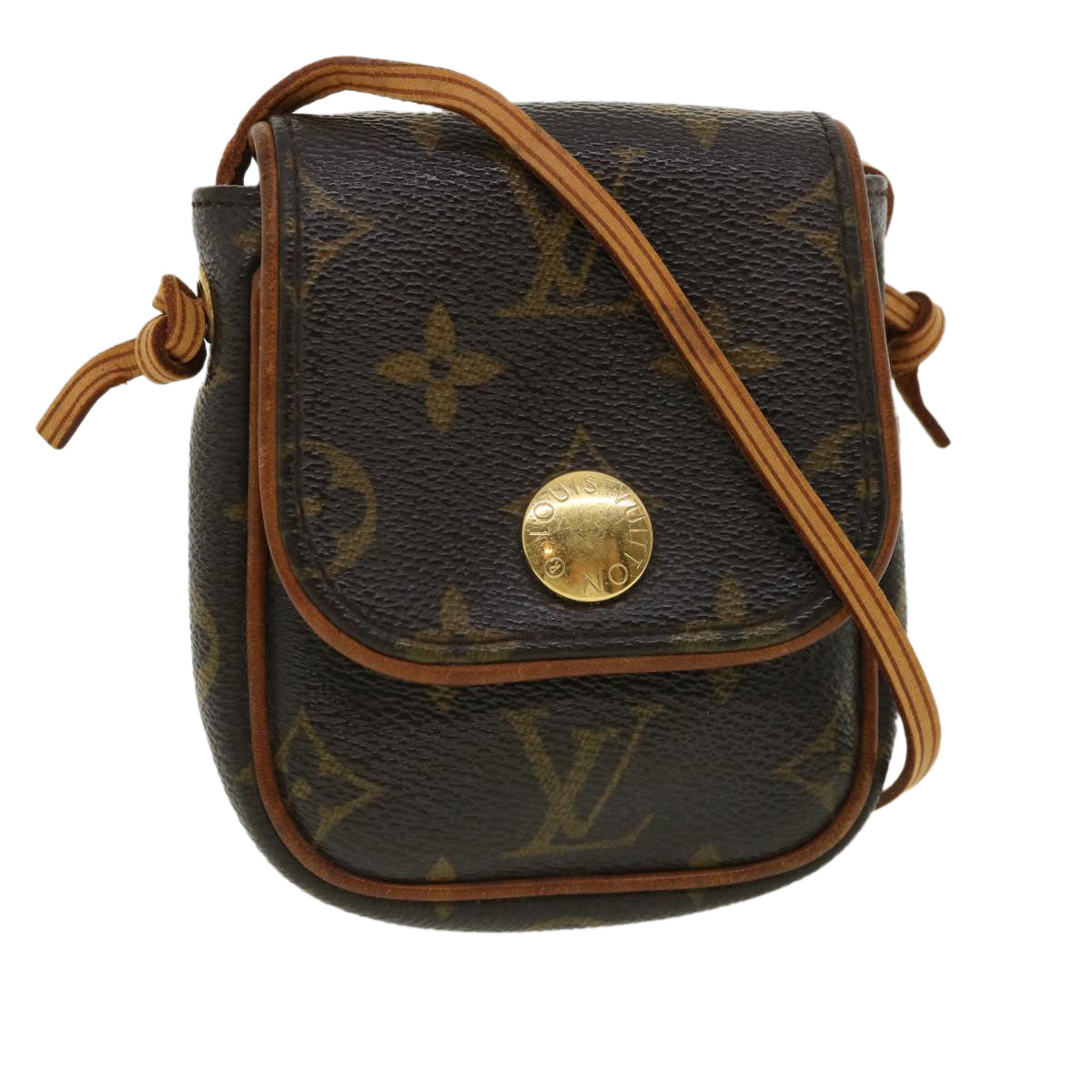 LOUIS VUITTON Monogram Pochette Cancun Shoulder Bag Pouch M60018 LV 33217