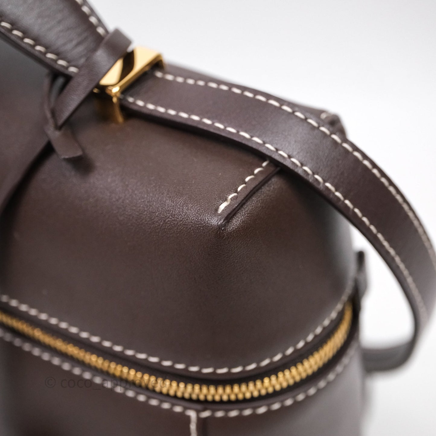 Loro Piana Extra Bag L27 Dark Choco Licorice Smooth Calfskin