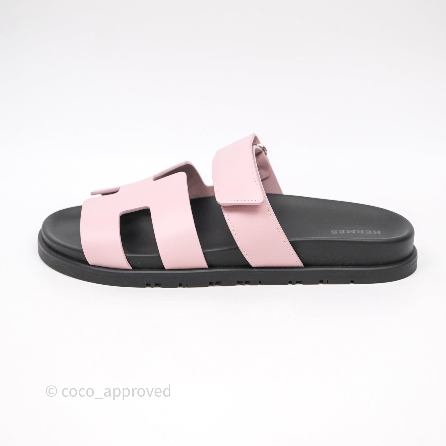 Hermes Chypre Sandal Calfskin Calfskin Rose Cancan Size 40