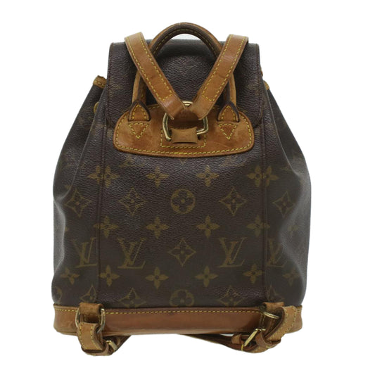 LOUIS VUITTON Monogram Montsouris PM Backpack M51137 LV 33338