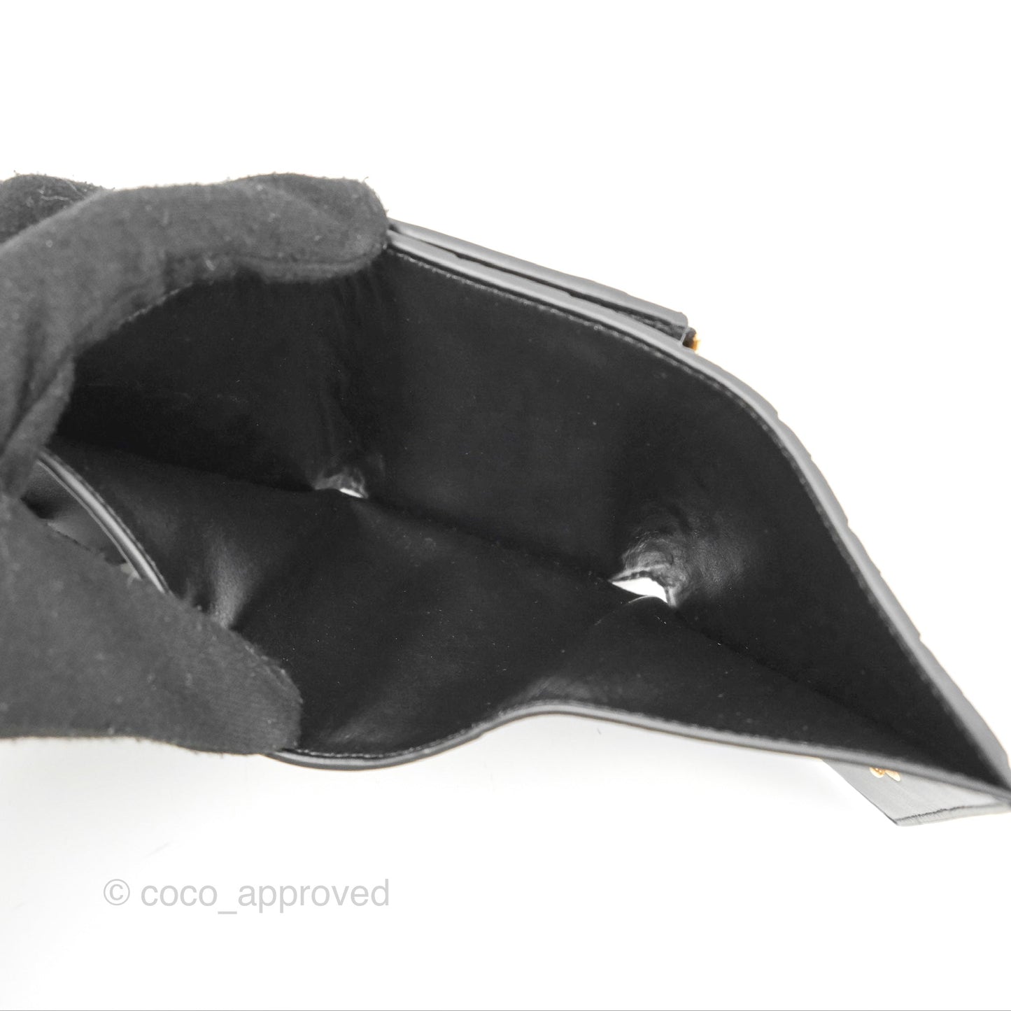 Bottega Veneta Black Small Intrecciato Tri-Fold Zip Wallet