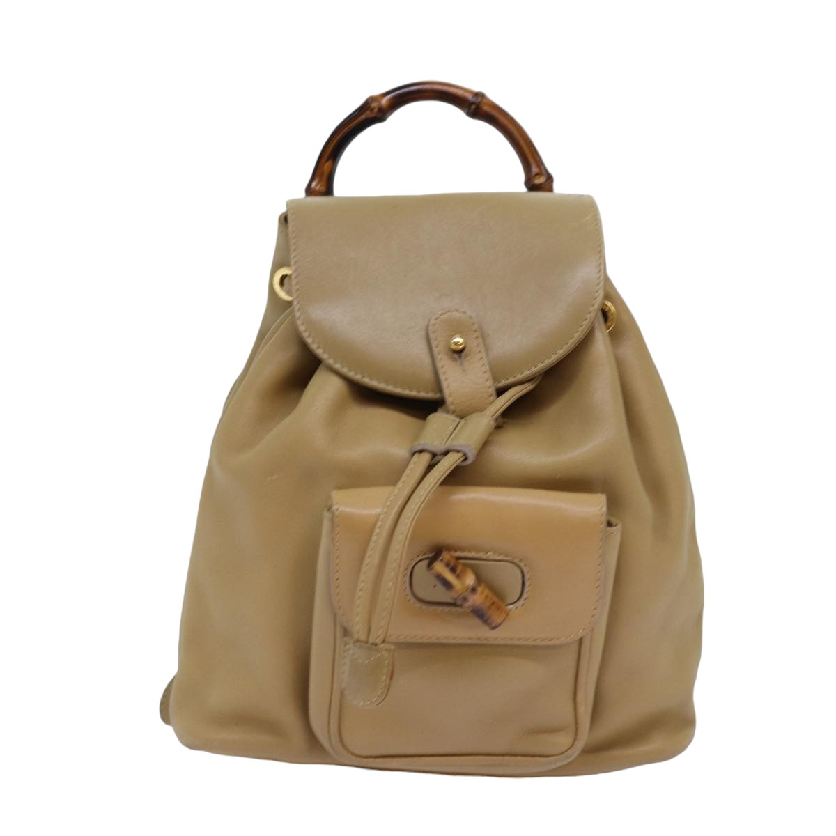 Luxury Gucci Trending 2025 Bamboo  Leather Backpack Bag