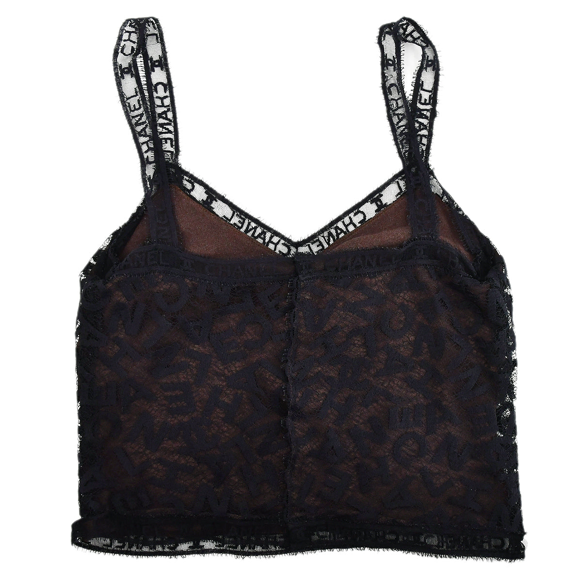 Luxury Chanel Camisole Tops Black 98A