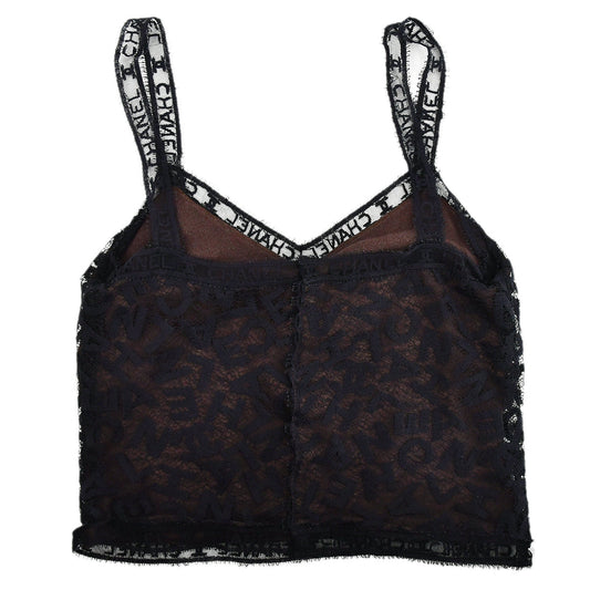 Luxury Chanel Camisole Tops Black 98A