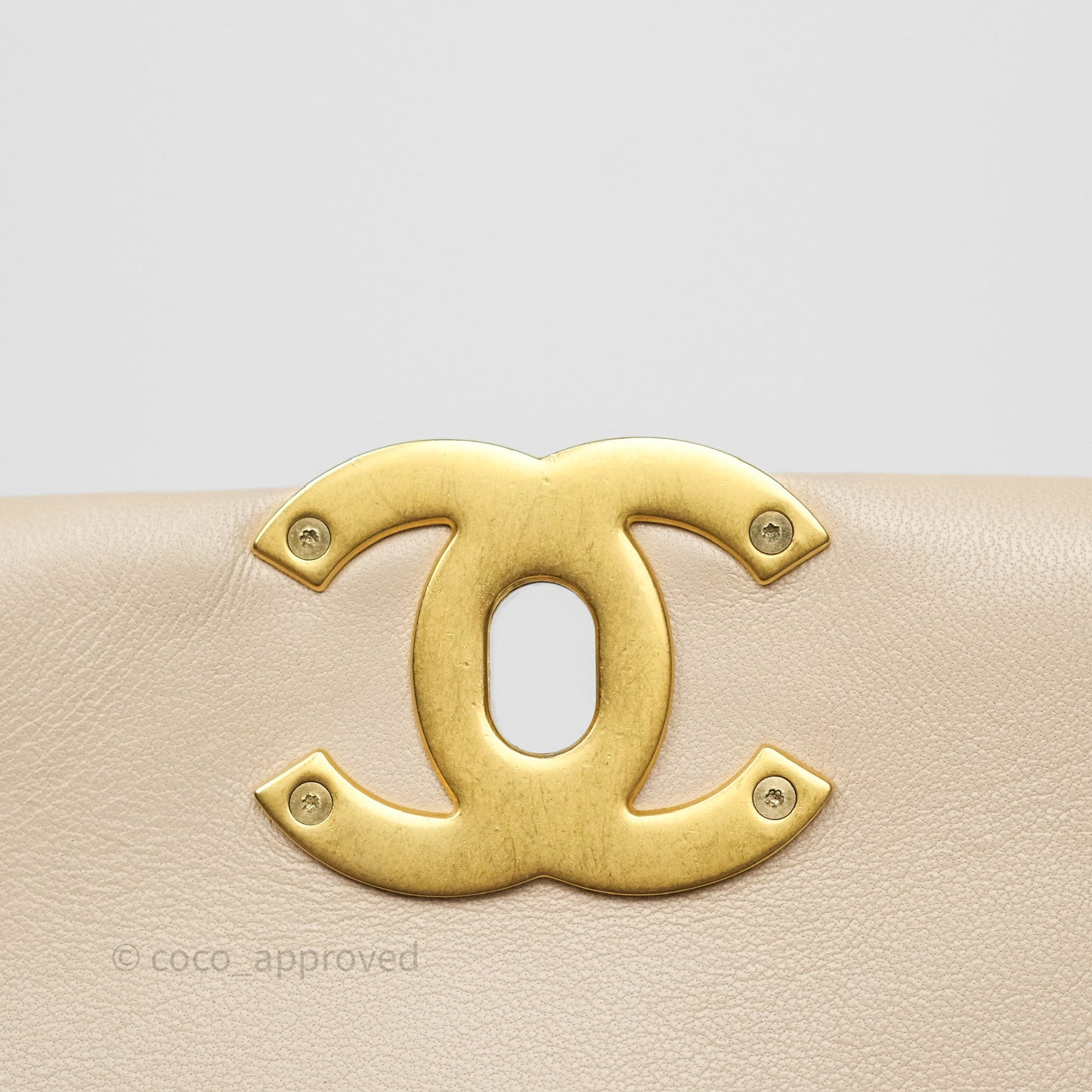 Chanel 19 Small Beige Mixed Hardware