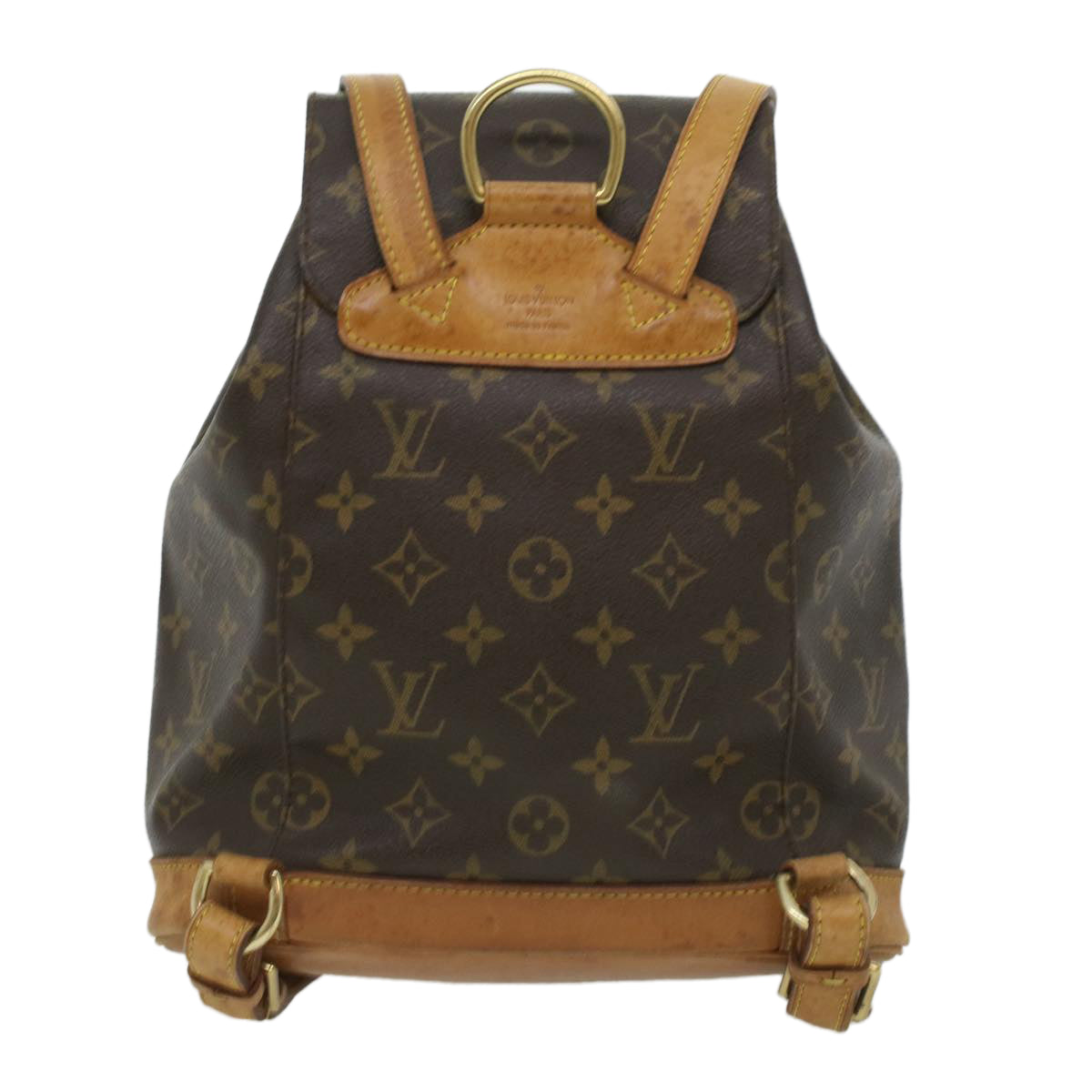 LOUIS VUITTON Monogram Montsouris MM Backpack M51136 LV 33414