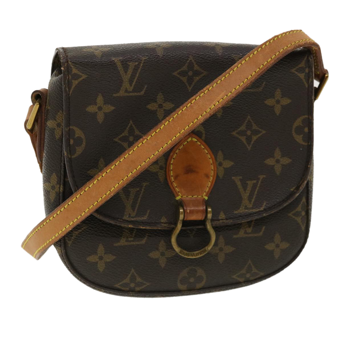 LOUIS VUITTON Monogram Saint Cloud PM Shoulder Bag M51244 LV 33465
