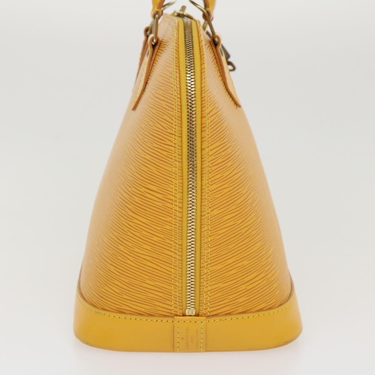 LOUIS VUITTON Epi Alma Hand Bag Yellow M52149 LV 33475