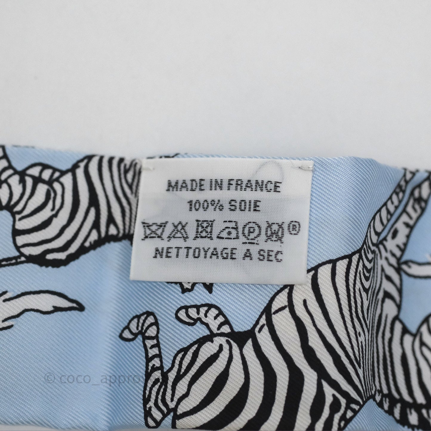 Hermès Les Zebres Bandana Twilly