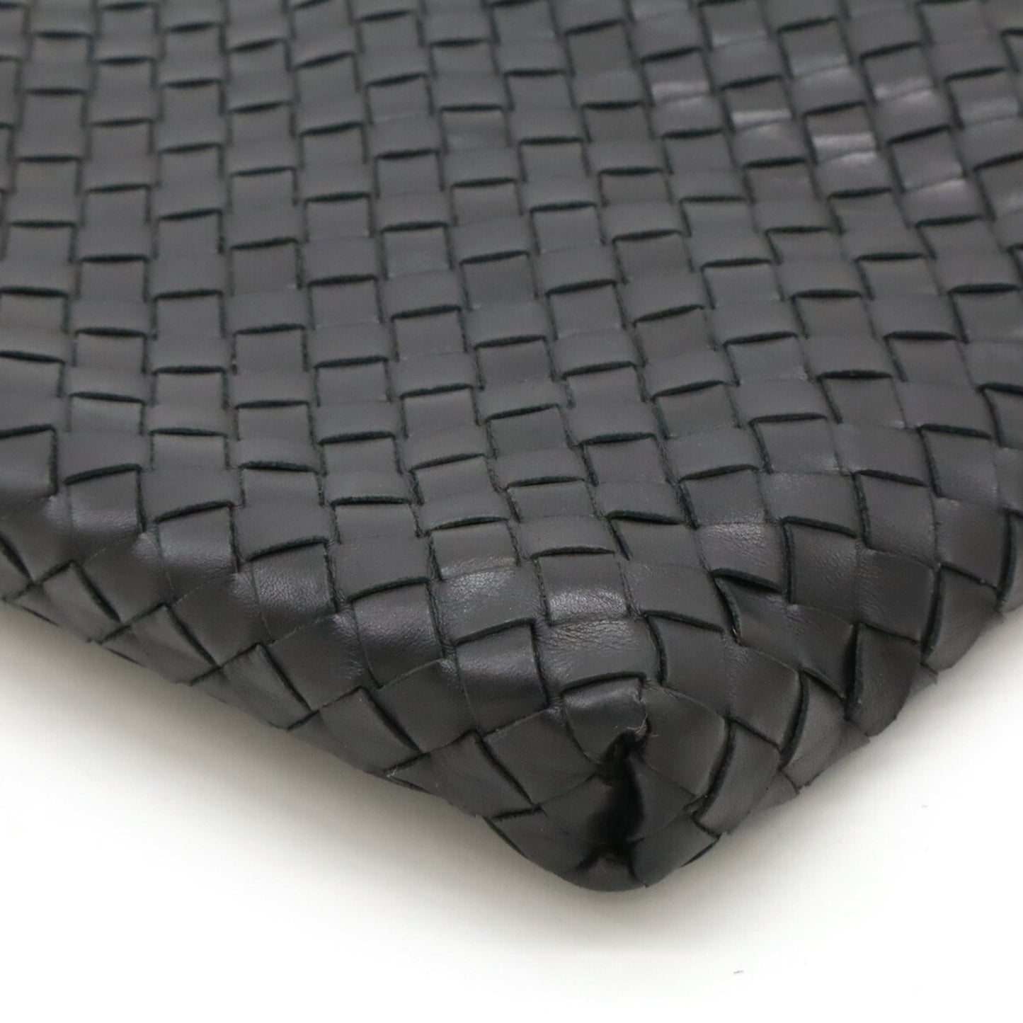 Luxury Bottega Veneta Intrecciato  Navy Leather Shoulder Bag ()