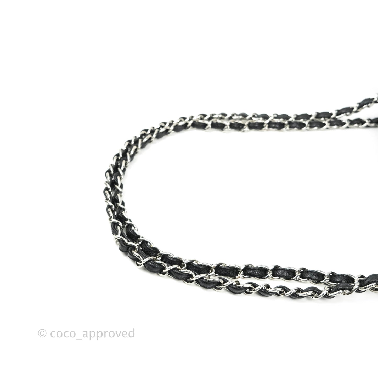 Chanel Jumbo Double Flap Black Caviar Silver Hardware⁣⁣