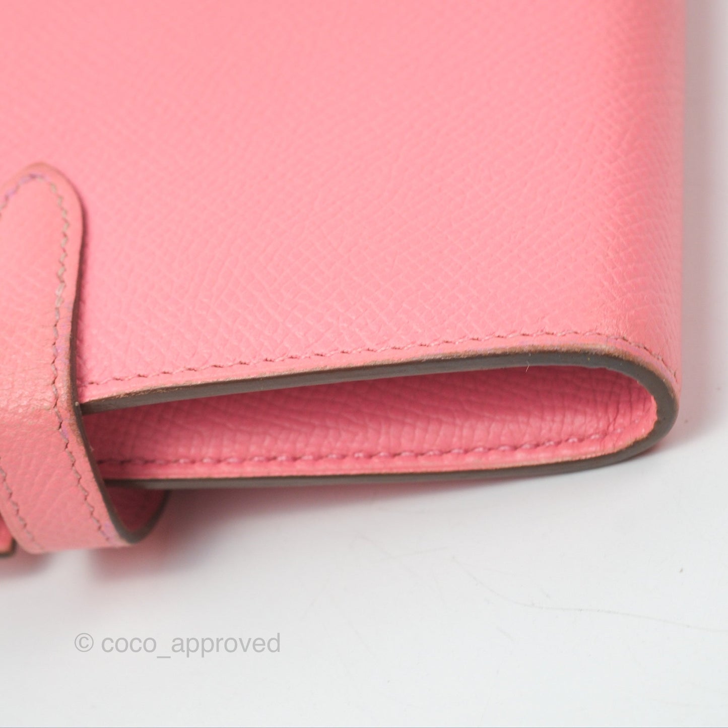Hermès Kelly Wallet Rose Confetti Epsom Palladium Hardware