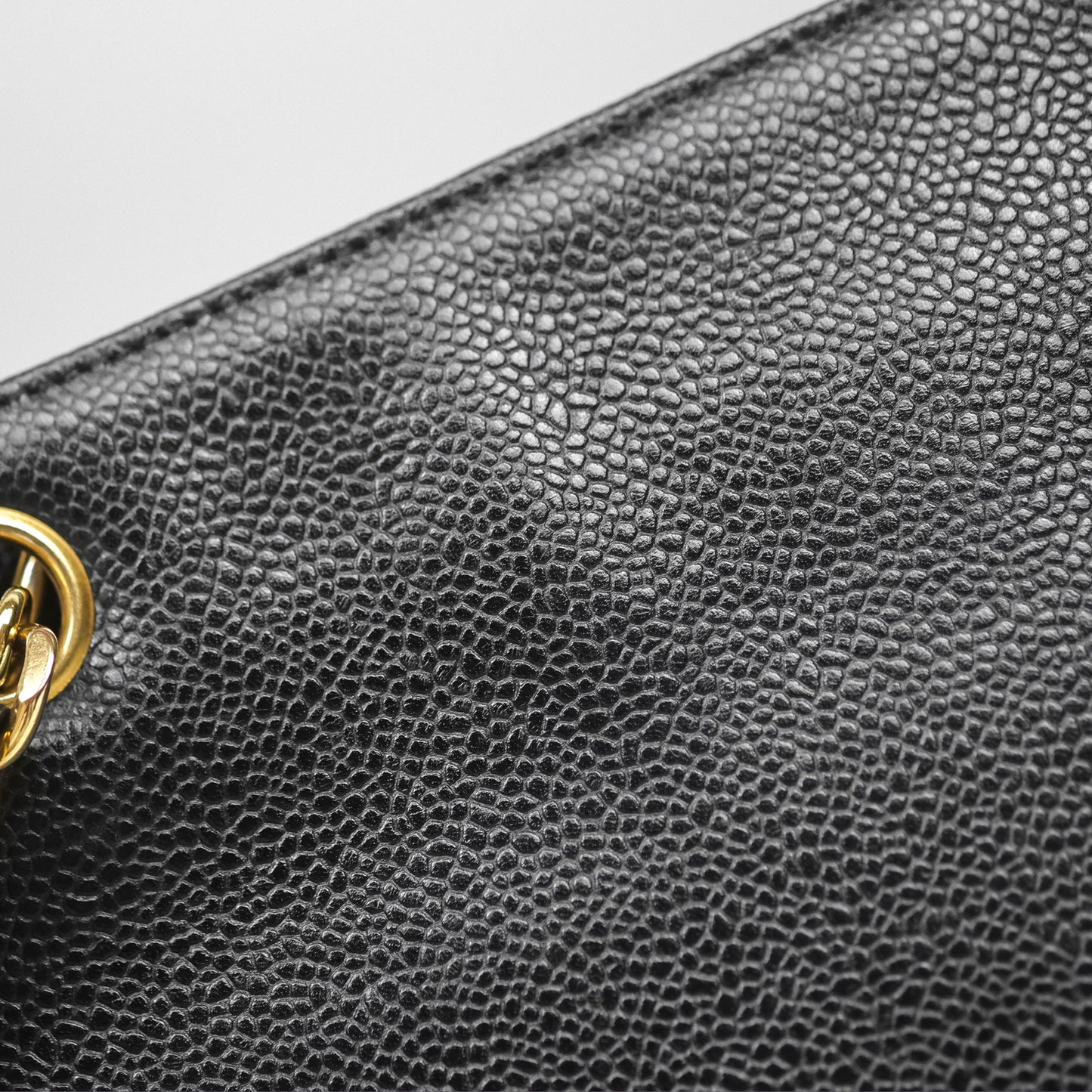Chanel Vintage Tote Black 24K Gold Hardware