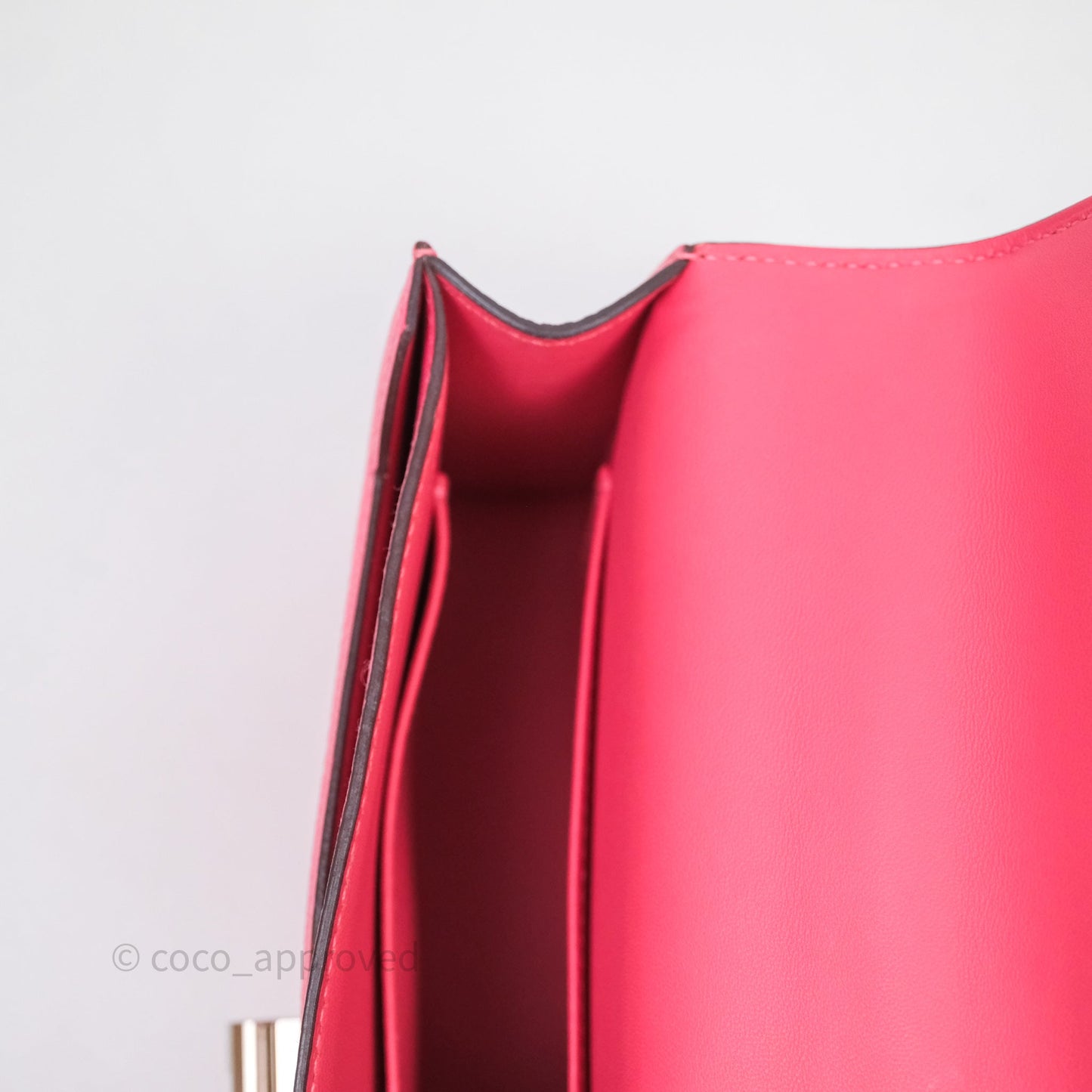 Hermès Mini Verrou Chaine Bag Rose Lipstick U5 Chevre Mysore Palladium Hardware