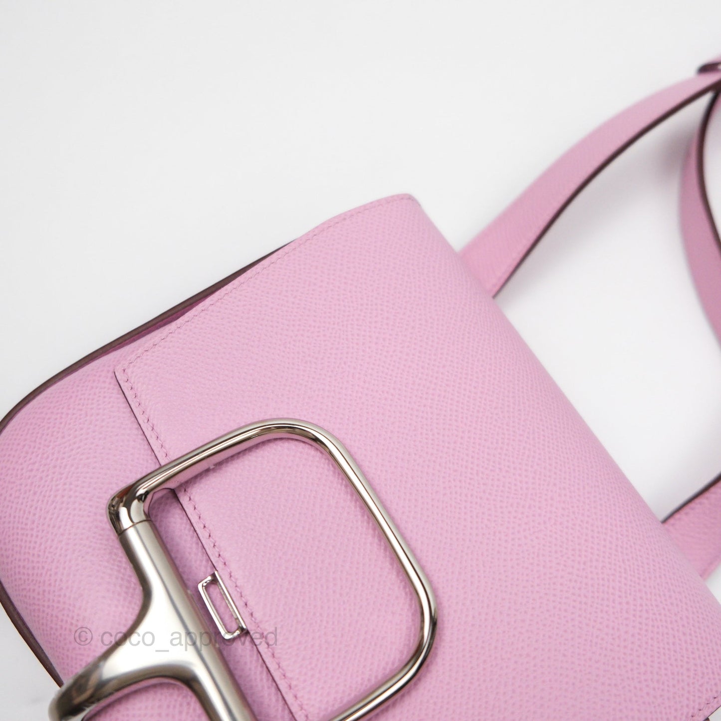 Hermès Della Cavalleria Mini Bag Mauve Sylvestre X9 Epsom Palladium Hardware