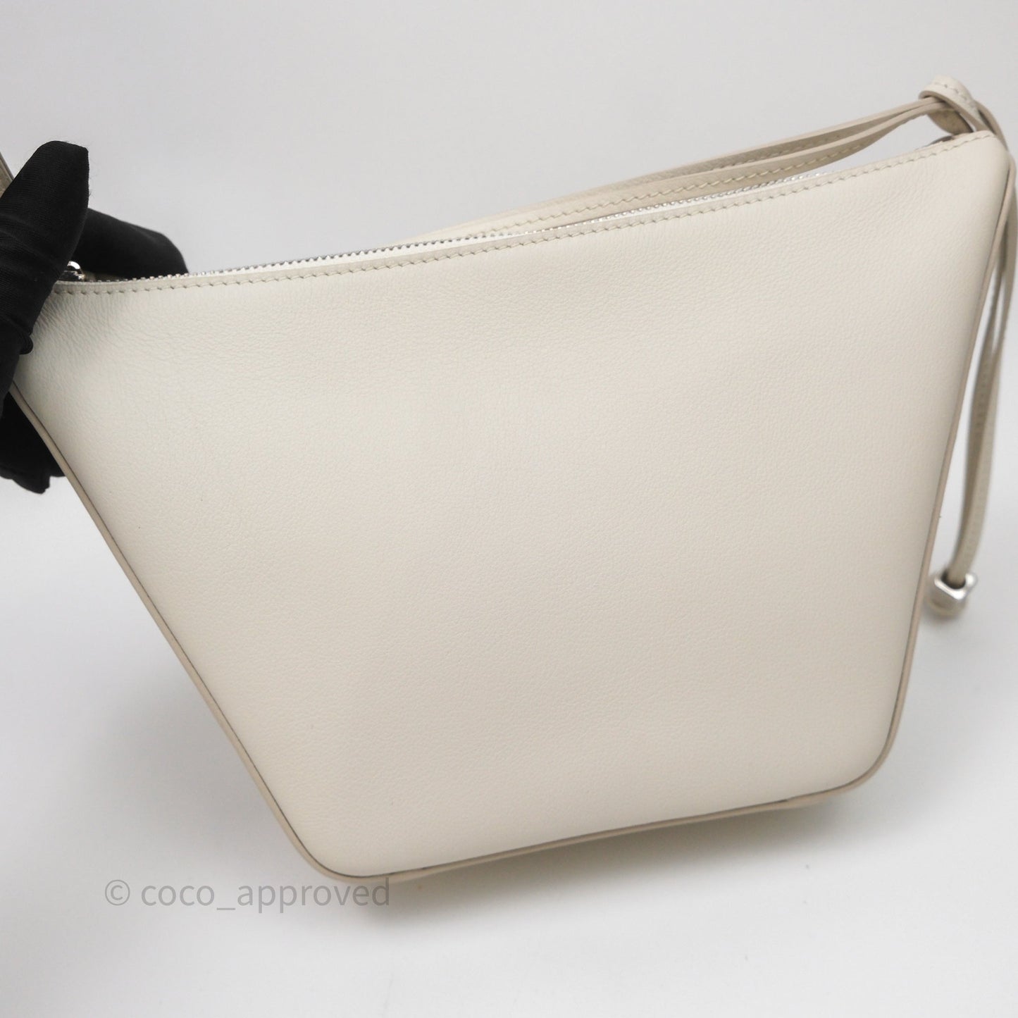 Loewe Mini Hammock Shoulder Bag White