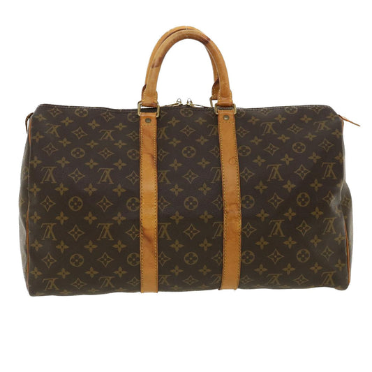 LOUIS VUITTON Monogram Keepall 45 Boston Bag M41428 LV 33679