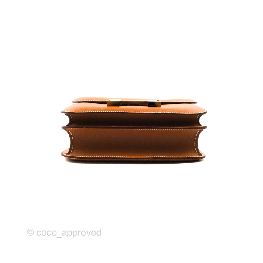 Hermès Constance 24 Gold Evercolor Gold Hardware