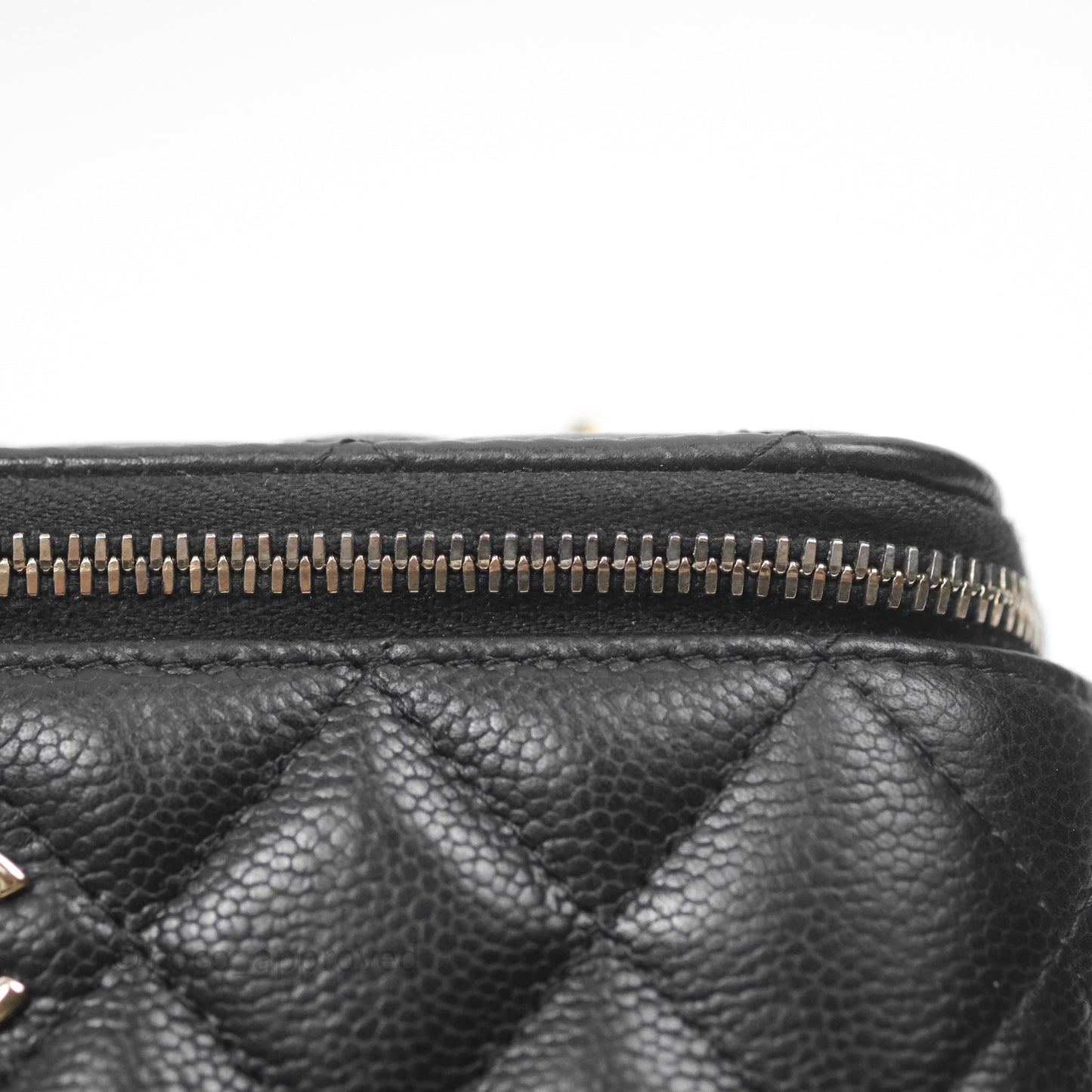 Chanel Vanity with CC Chain Black Caviar Gold Hardware