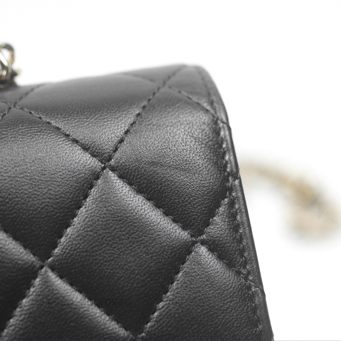 Chanel Camellia Handle WOC with Chain Black Lambskin 23K