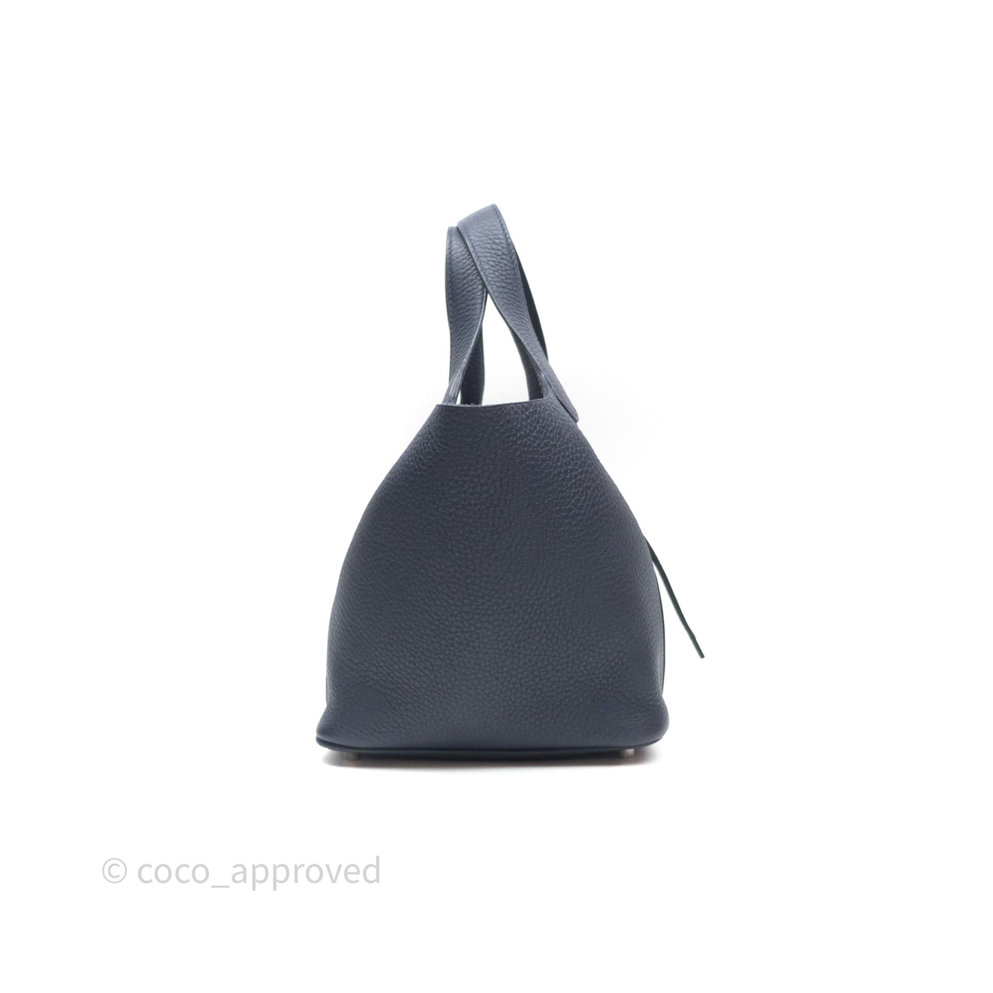Hermès Picotin 18 Bleu Nuit 2Z Clemence Palladium Hardware