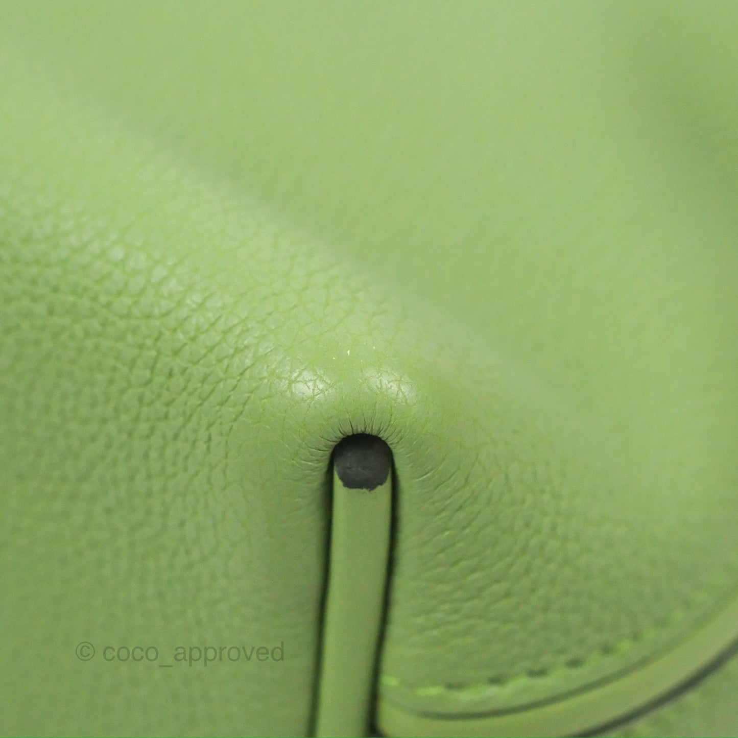 Hermès 24/24 29 Vert Criquet/Bamboo Evercolor/Swift Palladium Hardware