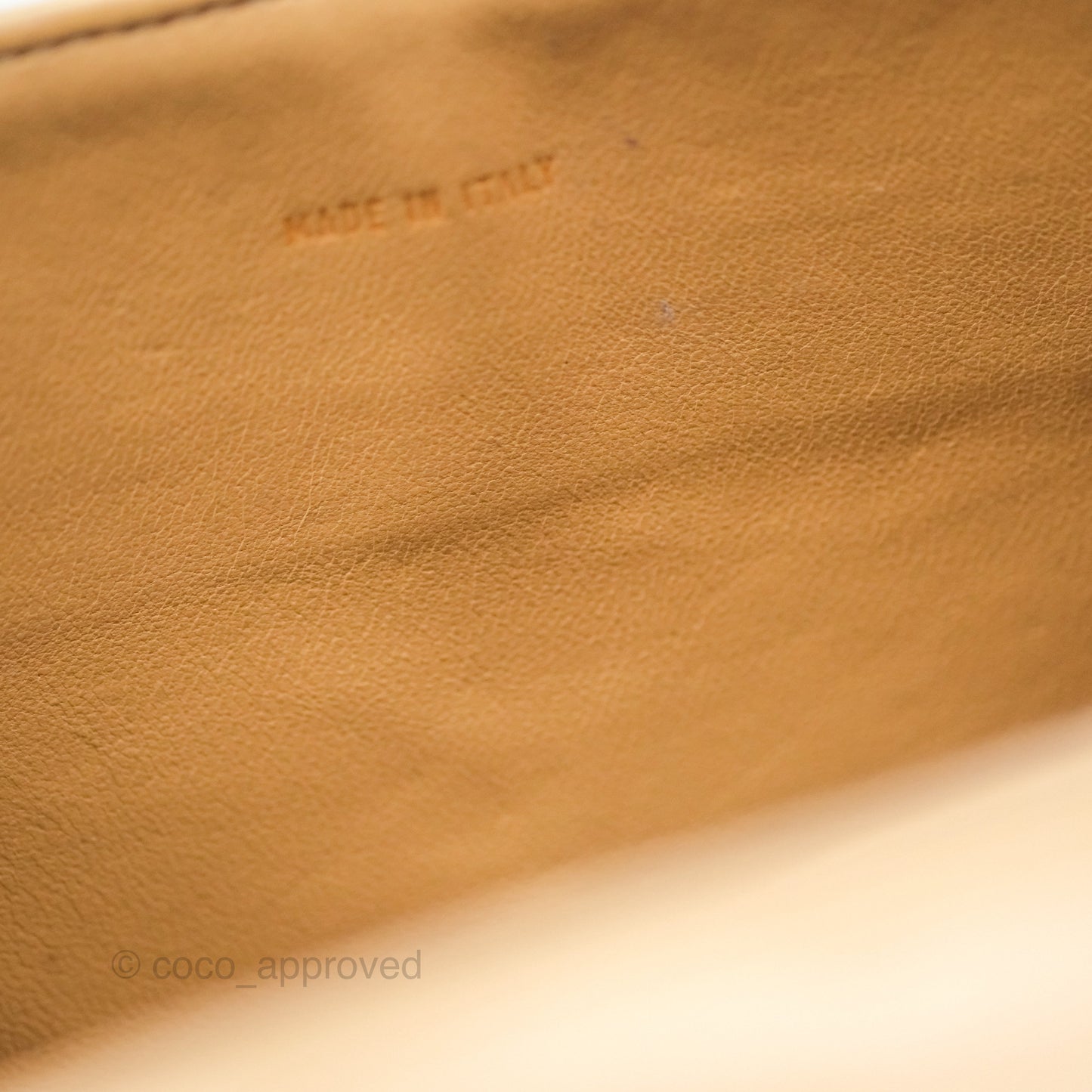 Chanel Vintage Jumbo Beige Flap Bag Lambskin Enamel Hardware