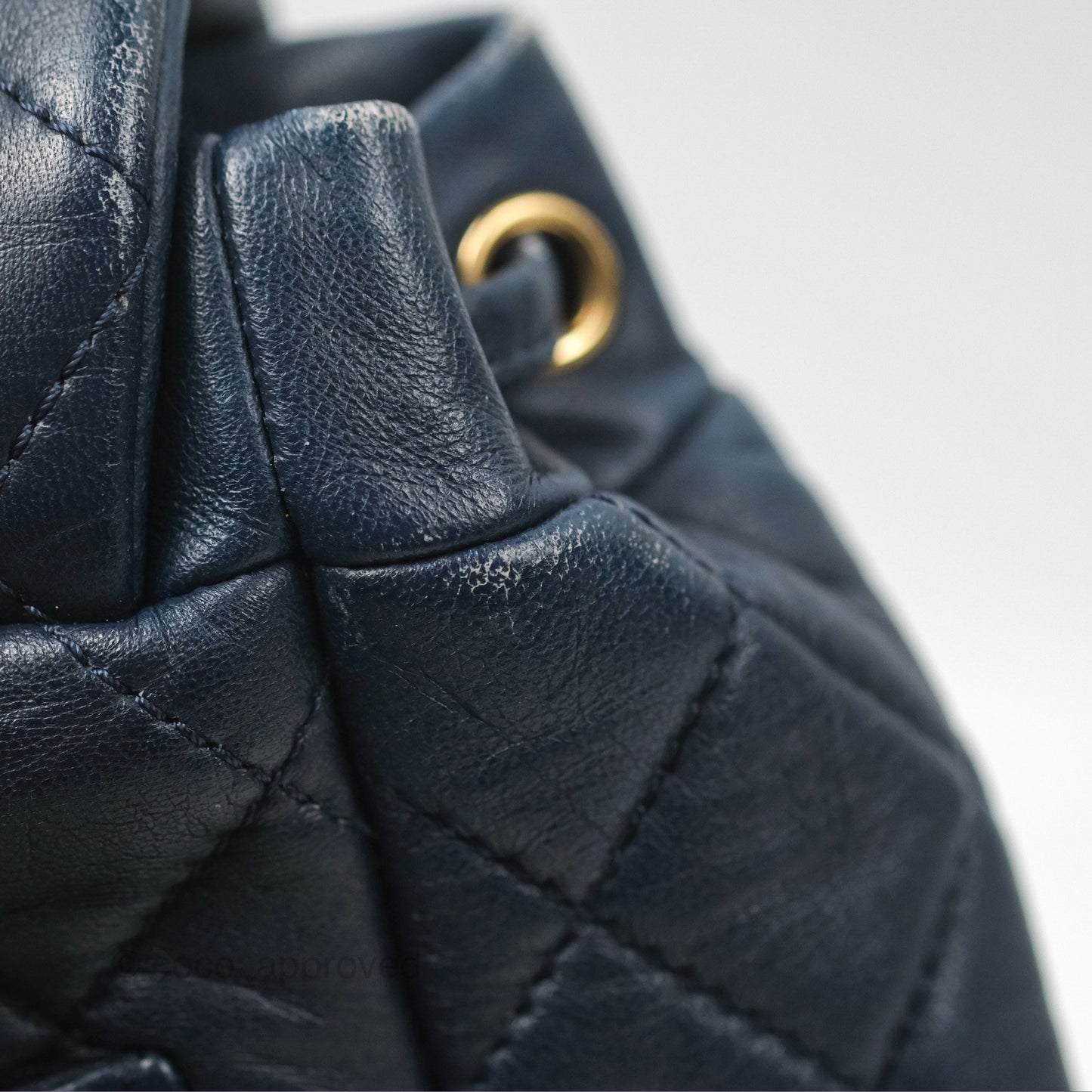 Chanel Mini Navy Calfskin Urban Spirit Backpack ⁣⁣⁣⁣⁣⁣⁣⁣⁣⁣⁣⁣⁣⁣Gold Hardware